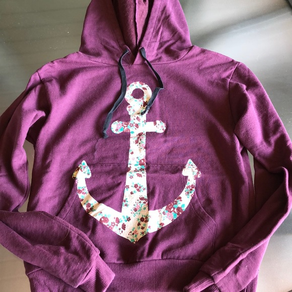 Zumiez Tops - Floral anchor Sweatshirt Zumiez Tops - Floral anchor Sweatshirt
